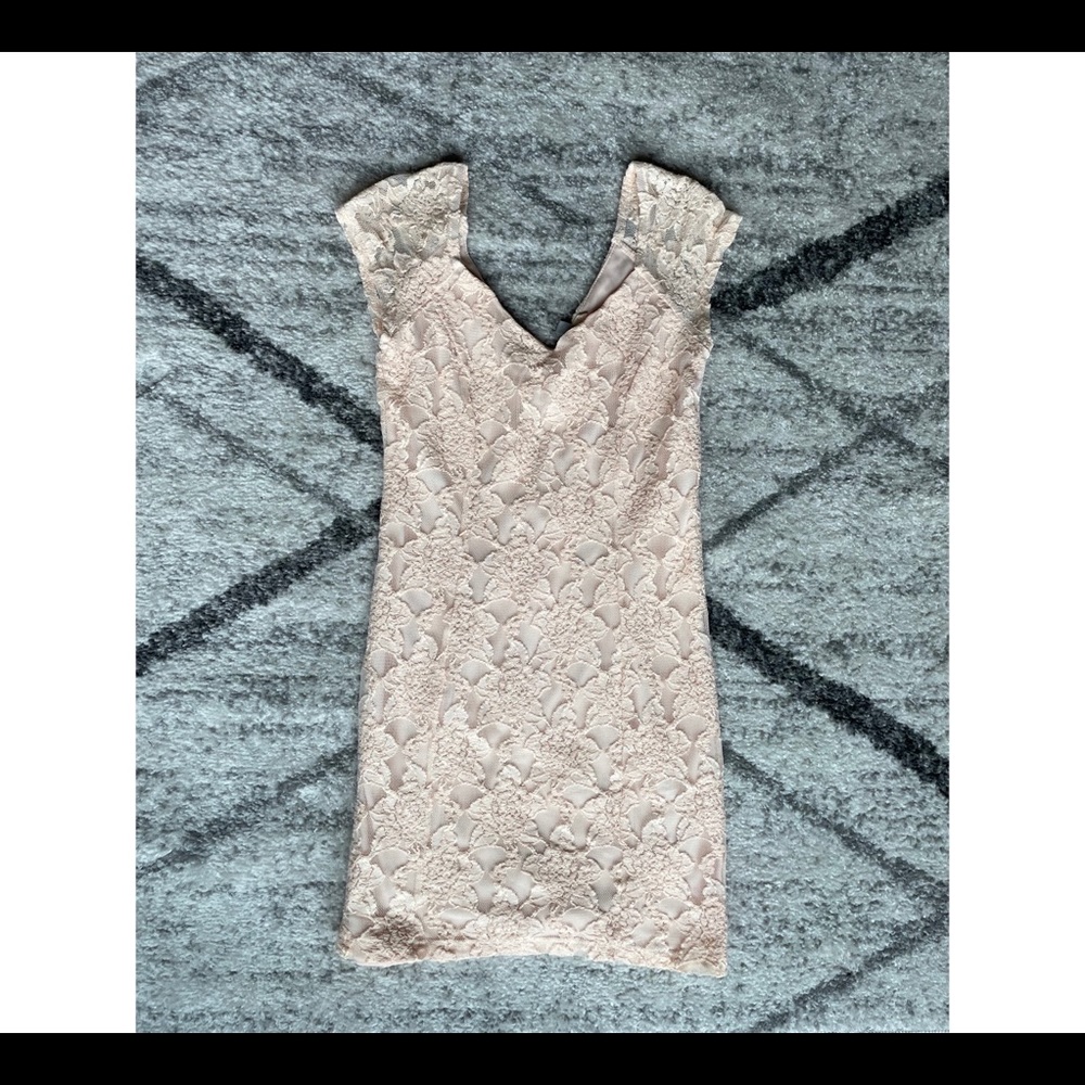 Rose Colored Lacey Dress